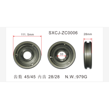 JAPANESE CARS ISUZU 4HF1 MANUAL GEARBOX PARTS SYNCHRONIZER OEM 8-97300-195-0 FOR ISUZU 4HF1 MYY6P 8-97366-526-0